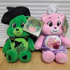 Care Bears Green and Pink Plush Duo